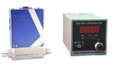 mass flow controller readout box SOFC PEM fuel cell gas control monitoring mass flow controller rotameter setup test bench rig electrolysis H2 CH4 H2O steam reforming POX liquid fuel injection
